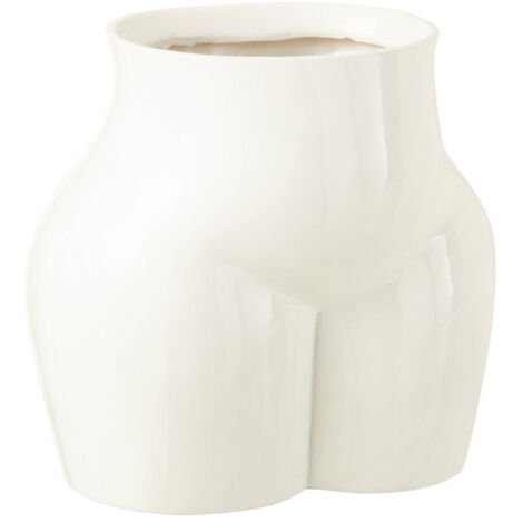 Vase Déco Corps "Femme" 32cm Blanc