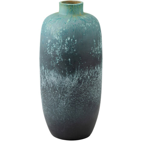 Vase Déco en Céramique "Vintage" 72cm Bleu