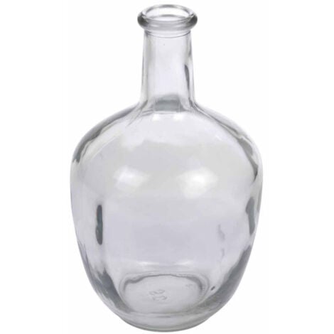 Vase Déco en Verre "Jarre" 30cm Transparent