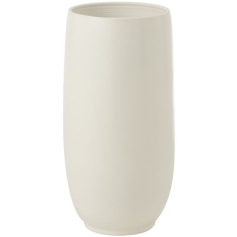 Vase Déco Poterie "Ying" 71cm Blanc