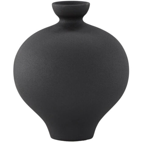 Vase Déco "Rellis" 24cm Noir