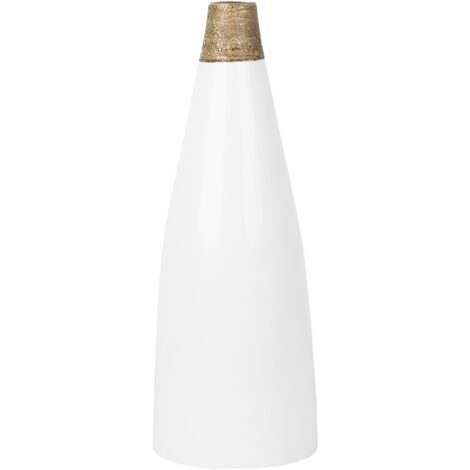 Vase décoratif blanc 53 cm EMONA