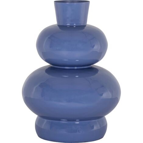 Vase décoratif design empilable finition very peri tendance - very peri bleu violet