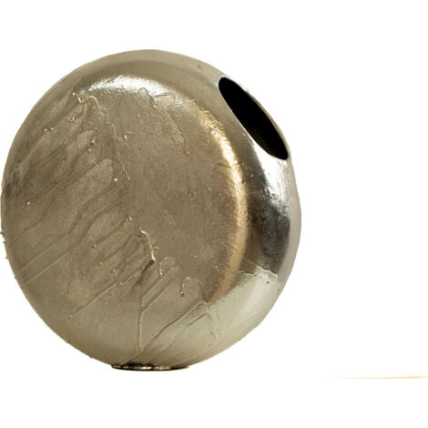 Vase décoratif en aluminium champagne pour intérieur élégant - champagne métallisé