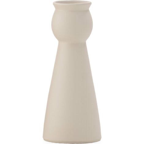 Vase décoratif en argile gris design épuré pour intérieur élégant - gris argile clair