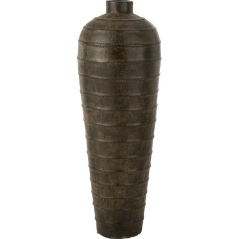 Vase décoratif en ciment marron style contemporain élégant - Marron ciment naturel