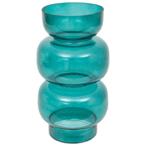 Vase Design "Be Vintage" 25cm Bleu Canard