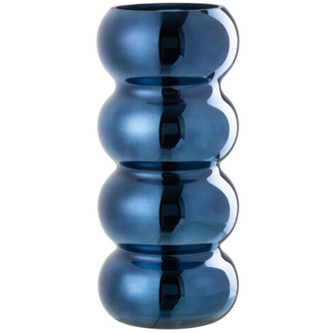 Vase Design Chenille "Cléa" 30cm Bleu