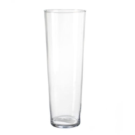 Vase Design "Conique" 40cm Transparent