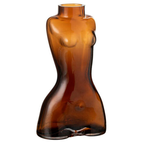 Vase Design Corps "Elea" 24cm Marron