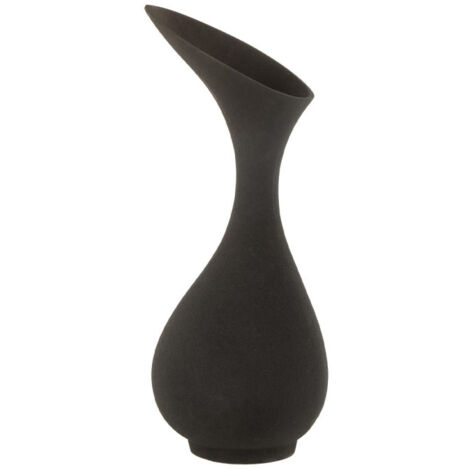 Vase Design en Aluminium "Olivia" 45cm Noir