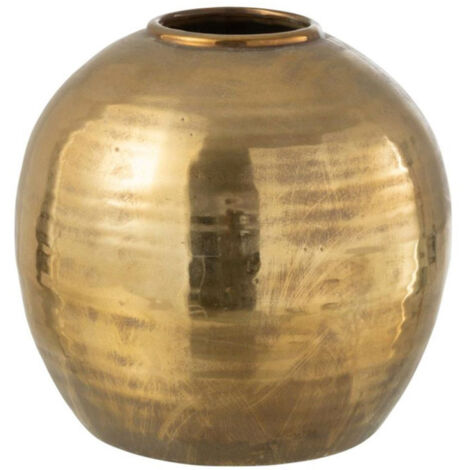 Vase Design en Argile "Arya" 28cm Or