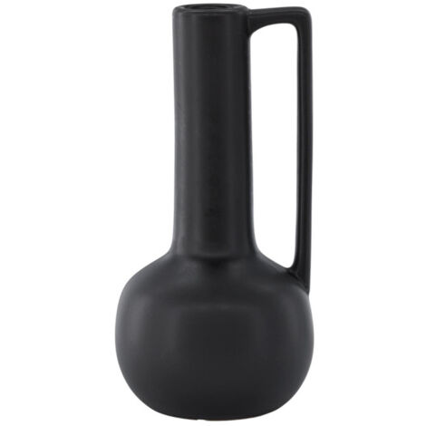 Vase Design en Céramique "Allis" 36cm Noir