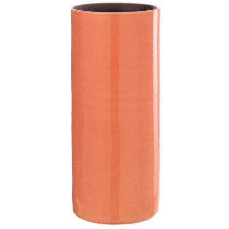Vase Design en Céramique "Flek" 37cm Orange