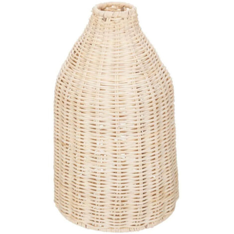 Vase Design en Rotin "Seav" 26cm Beige