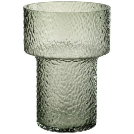 Vase Design en Verre "Betty" 30cm Vert