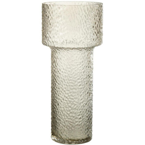 Vase Design en Verre "Betty" 45cm Transparent
