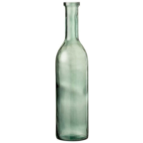 Vase Design en Verre "Carafe" 75cm Vert