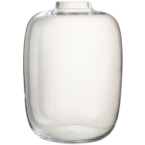 Vase Design en Verre "Cleo" 35cm Transparent