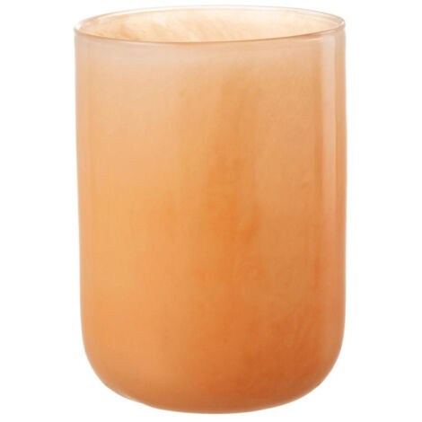 Vase Design en Verre "Corrie" 23cm Corail
