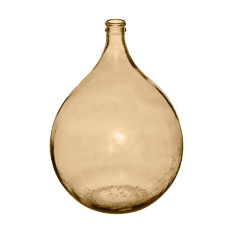 Vase Design en Verre 'Dame Jeanne' 56cm Rose Blush