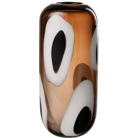 Vase Design en Verre "Izzy" 37cm Marron