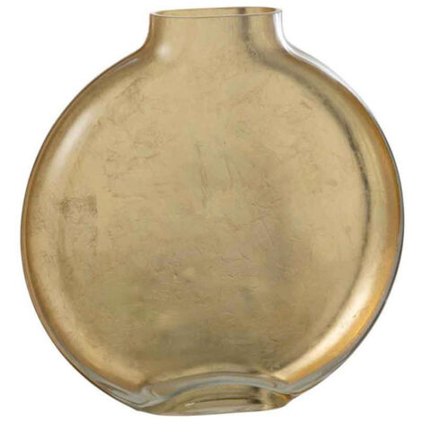 Vase Design en Verre "Miki" 25cm Or