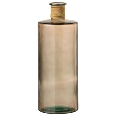 Vase Design en Verre "Safari" 40cm Marron