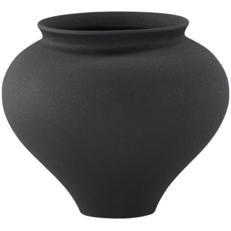 Vase Design "Rellis" 18cm Noir
