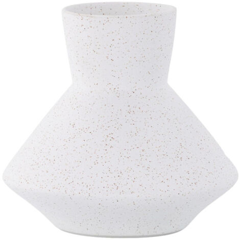Vase Design "Rellis" 22cm Blanc