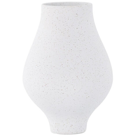 Vase Design "Rellis" 24cm Blanc