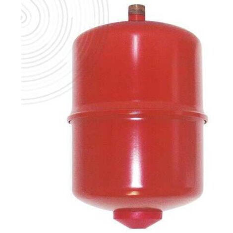 Somatherm – Vase d'expansion 8l cylindrique à membrane SBR – Pression max 4 bars – Pré-gonflage 1,5 bar – Pour chauffage central