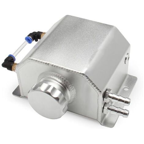Vase d'expansion du Liquide de Refroidissement, Réservoirs d'expansion de trop-Plein de Liquide de Refroidissement de Voiture en Aluminium 1L