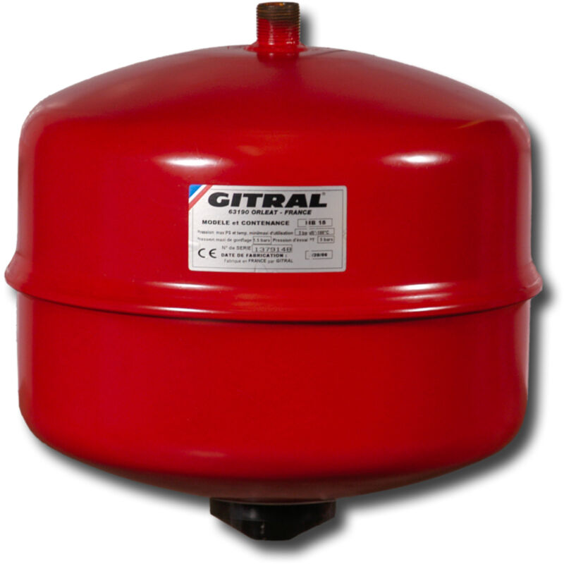 Vase d'expansion cylindrique 25L