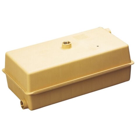 Vase d'expansion ouvert Thermador rectangulaire 540x290x300mm polypropylène standard 33L avec 3 embouts  taraudés de 3/4"F