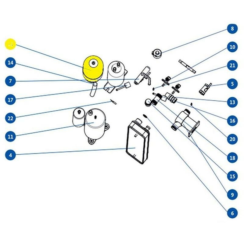 Vase d'expansion pour pompes à chaleur
