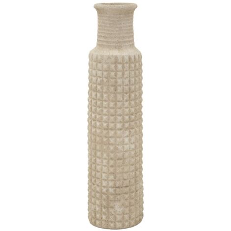 Vase d'extérieur couleur sable, Ø 28 x 110 cm (Trou Ø 18 cm)