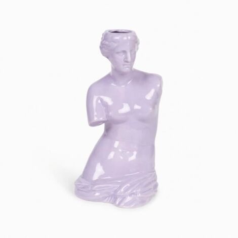 Vase - DOIY - Venus - Céramique - Lavande - 16x16x31 cm