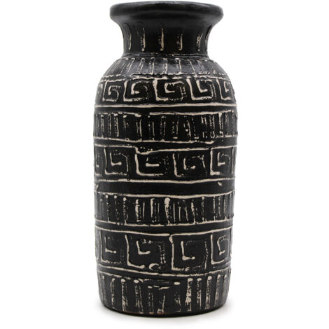 Vase Droit Grec - Chocolat- Vendu par 1