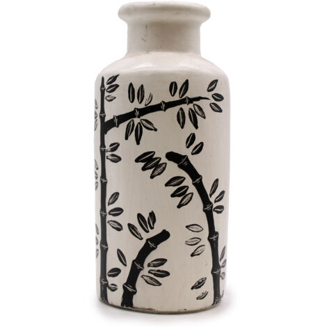 Vase Droit Motif Bambou - Naturel- Vendu par 1