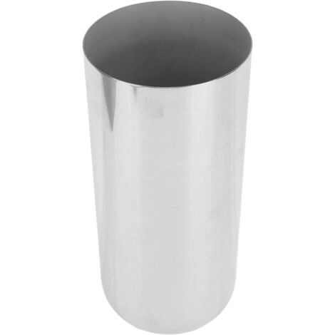 Vase en Acier Inoxydable en Métal Cylindre, Vase à Fleurs