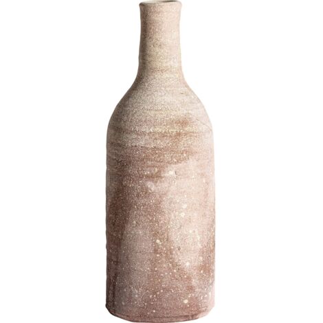 Vase en argile finition vieillie style classique crème élégant - Crème vieilli naturel