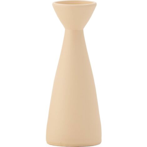 Vase en argile sable finition mate style épuré décoration élégante - sable naturel mat