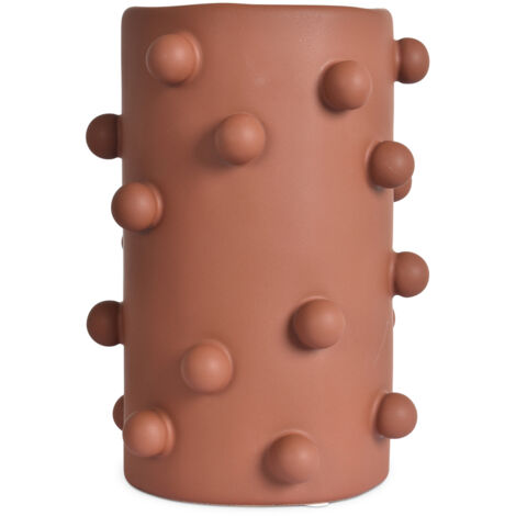 Vase en boule en grès terracotta - Opjet Paris