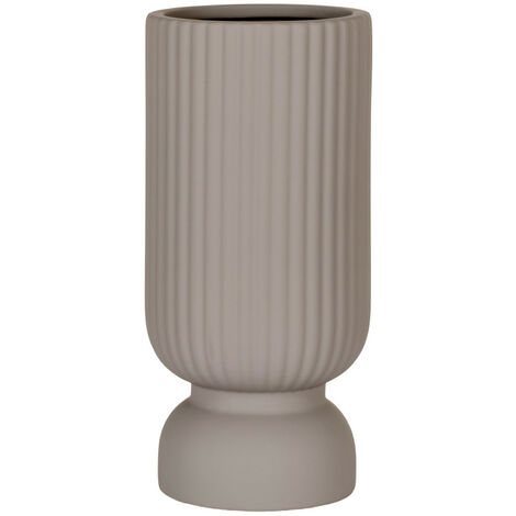 Vase en céramique ø12,5cm - Sifnos - Couleur - Gris - House Nordic