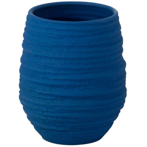 Vase en Céramique "Fiesta" 23cm Bleu