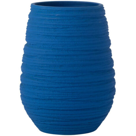 Vase en Céramique "Fiesta" 30cm Bleu