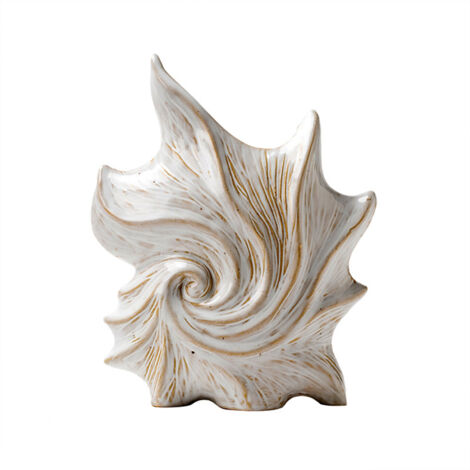 Vase en Céramique Haixili - Poterie Artisanale Française à Hydroponie Haut-de-Gamme, Ornement Retro Créatif pour Salon (Emballage Boîte Blanche)