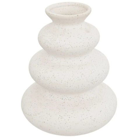 Vase en Céramique "Olme" 20cm Blanc