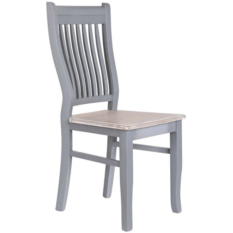 Chaise Paulownia Mdf 40X42X94,5 Gris